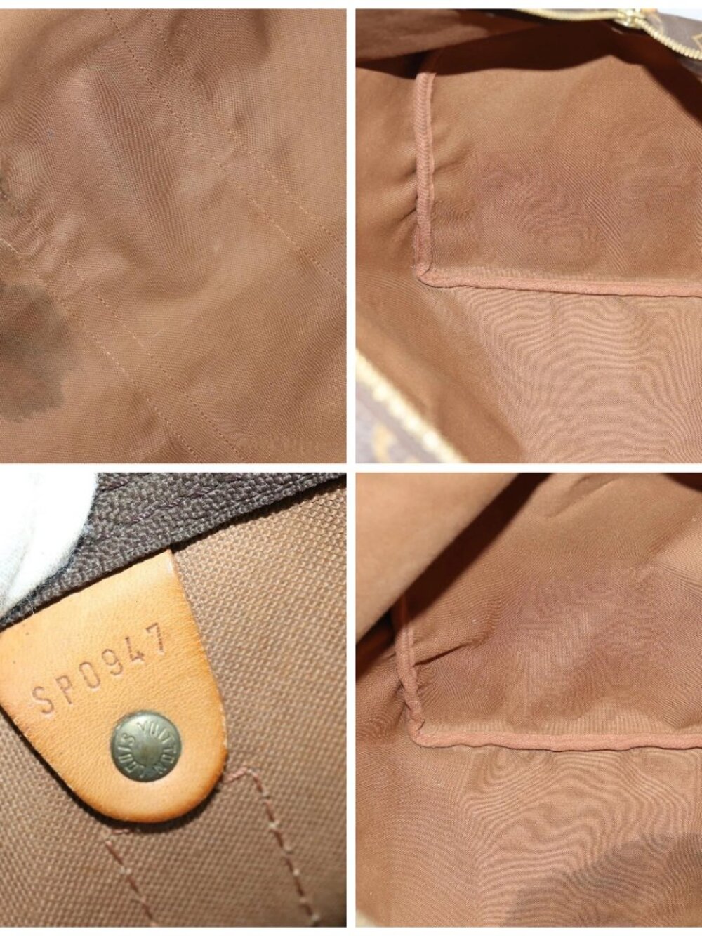 LOUIS VUITTON Monogram Keepall 50 Boston Bag M41426 LV Auth 156594 - Picture 15 of 16